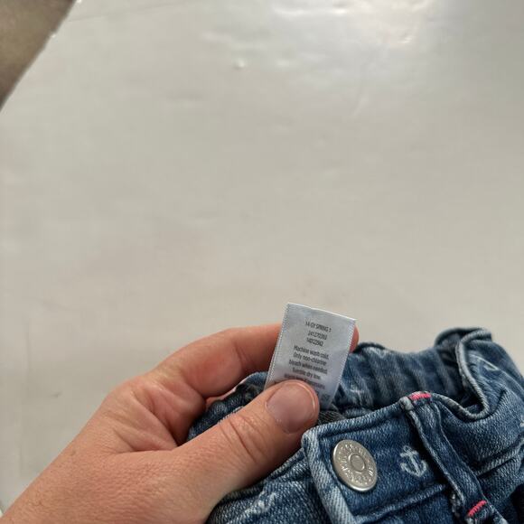Gymboree Anchor Print Nautical Blue Jeans - Girls Size 4 - Picture 5 of 6